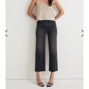 Madewell Perfect Vintage Wide-Leg Crop Jean in Benley wash
